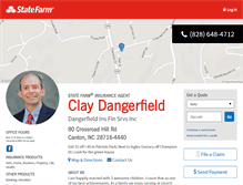 Tablet Screenshot of claydangerfield.com